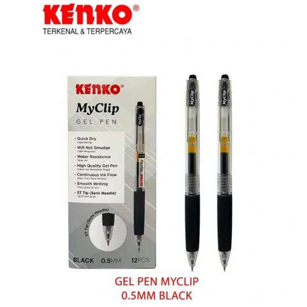 

KENKO GEL PEN MY CLIP - 1 LUSIN