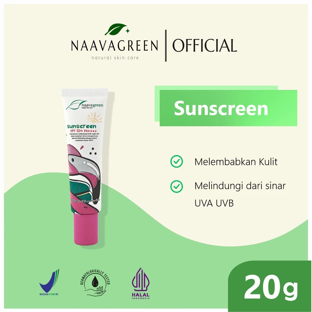 NaavaGreen Sunscreen SPF50+ PA+++