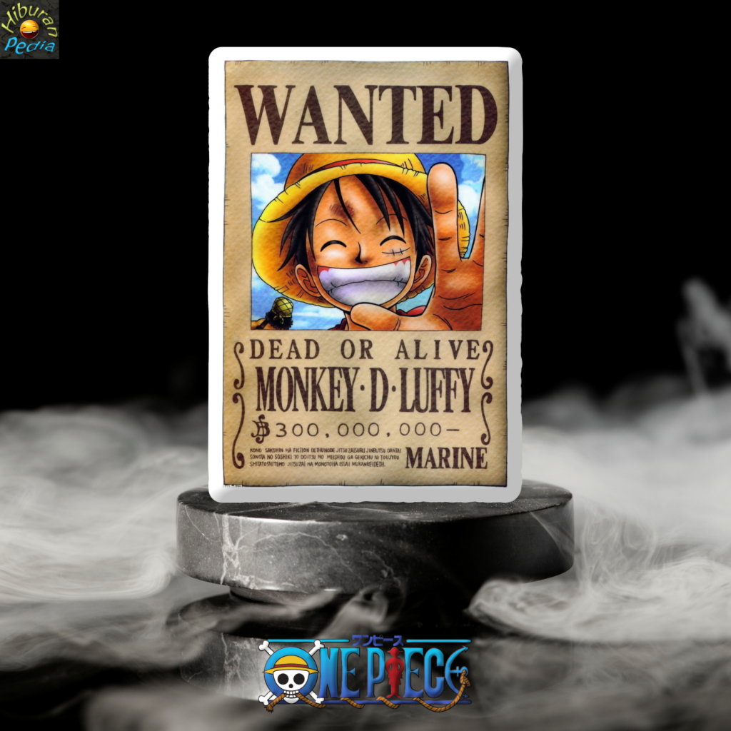 

Stiker Sticker Vinyl One Piece Anime - Monkey D. Luffy Topi Jerami List 01