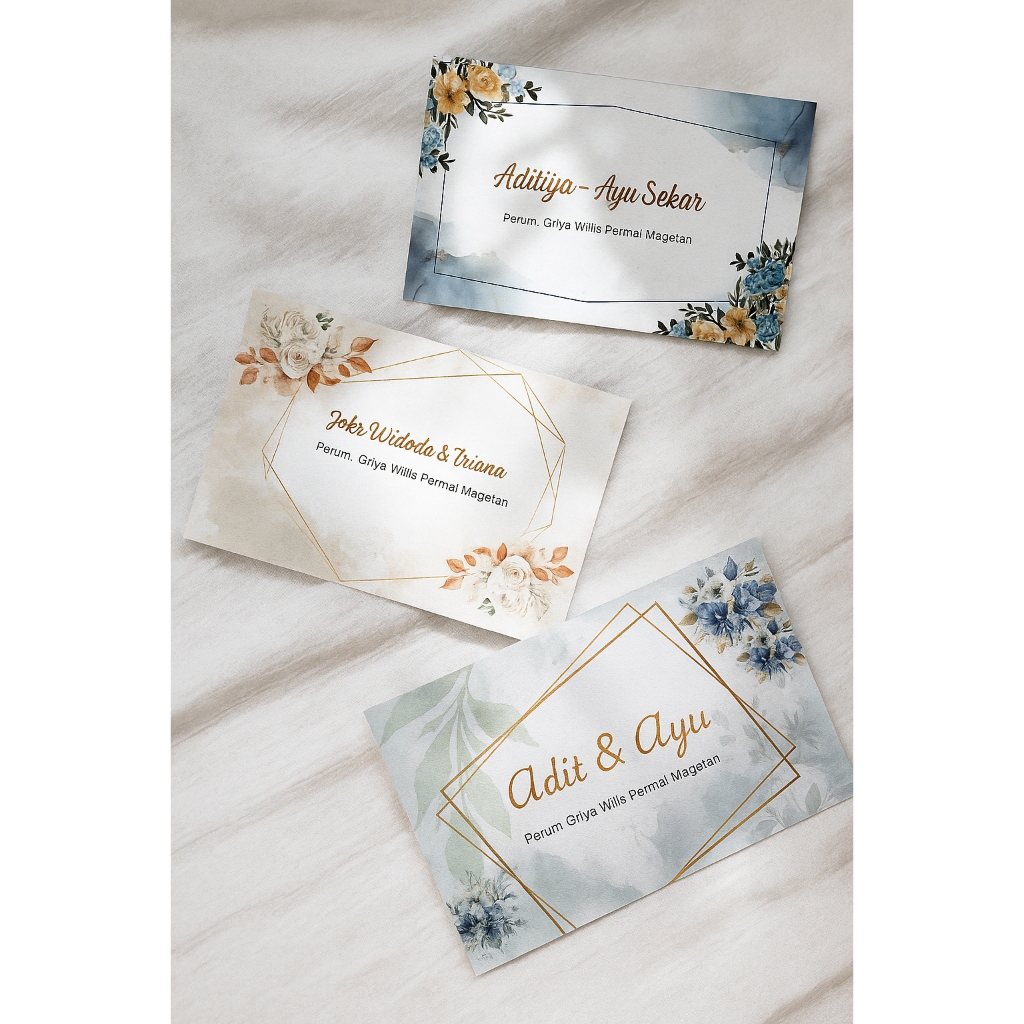 

Amplop Kondangan Custom Desain Elegan Unik 50 PCS | UK.15cm x 9,5cm Sudah ada perekat.