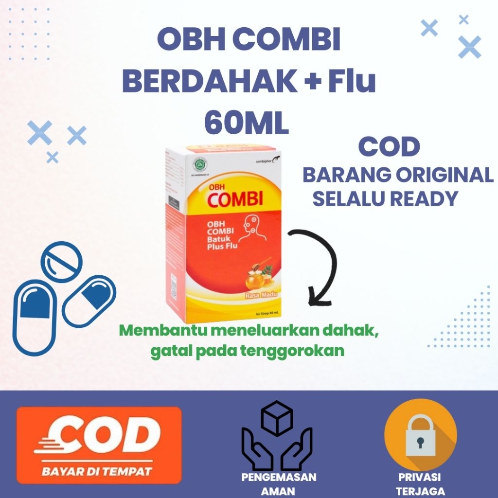 

OBH Combi Madu Batuk+Flu Syrup 60ml