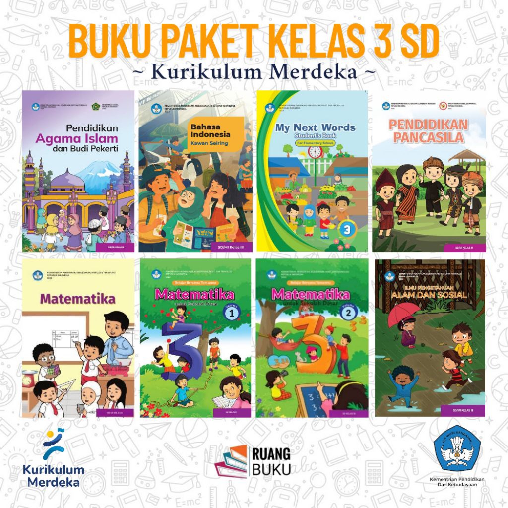Buku Paket Kelas 3 SD Kurikulum Merdeka