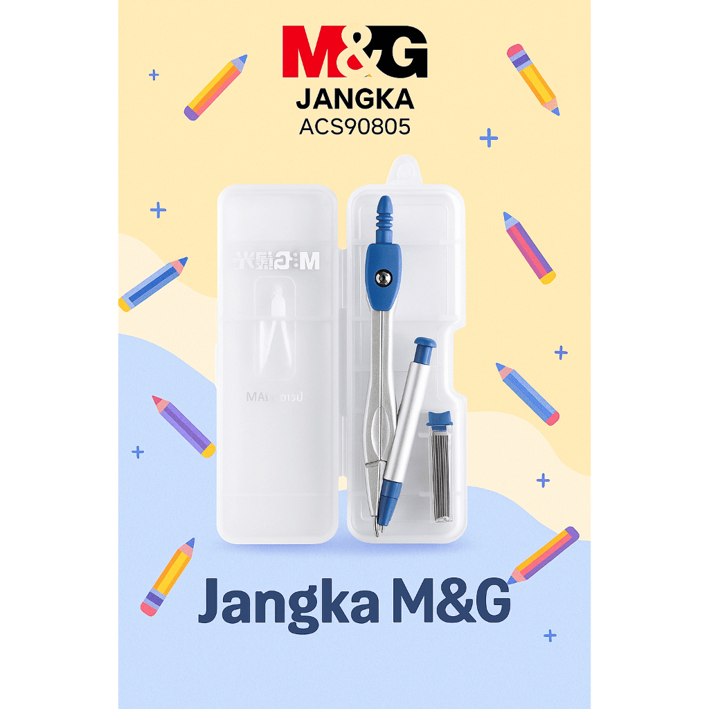 

jangka compas alumunium pensil 0,5mm (ACS90805)