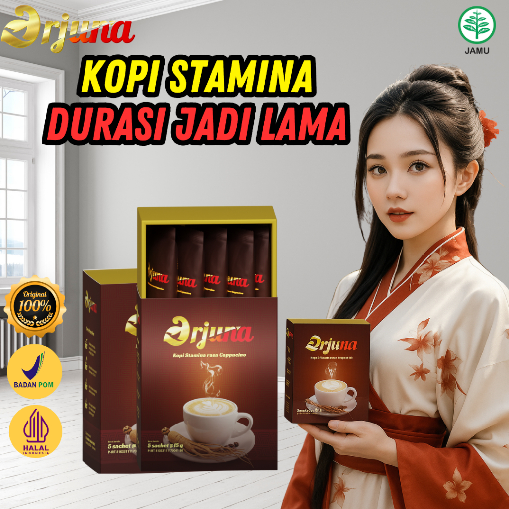 

Kopi Stamina Arjuna - Penambah Durasi Terbaik Lebih Lama Bpom Halal