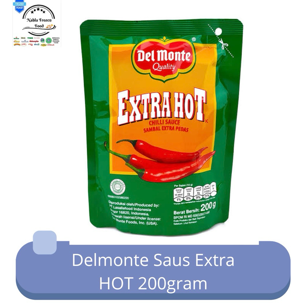 

DELMONTE EXTRA HOT CHILI Saus Del Monte