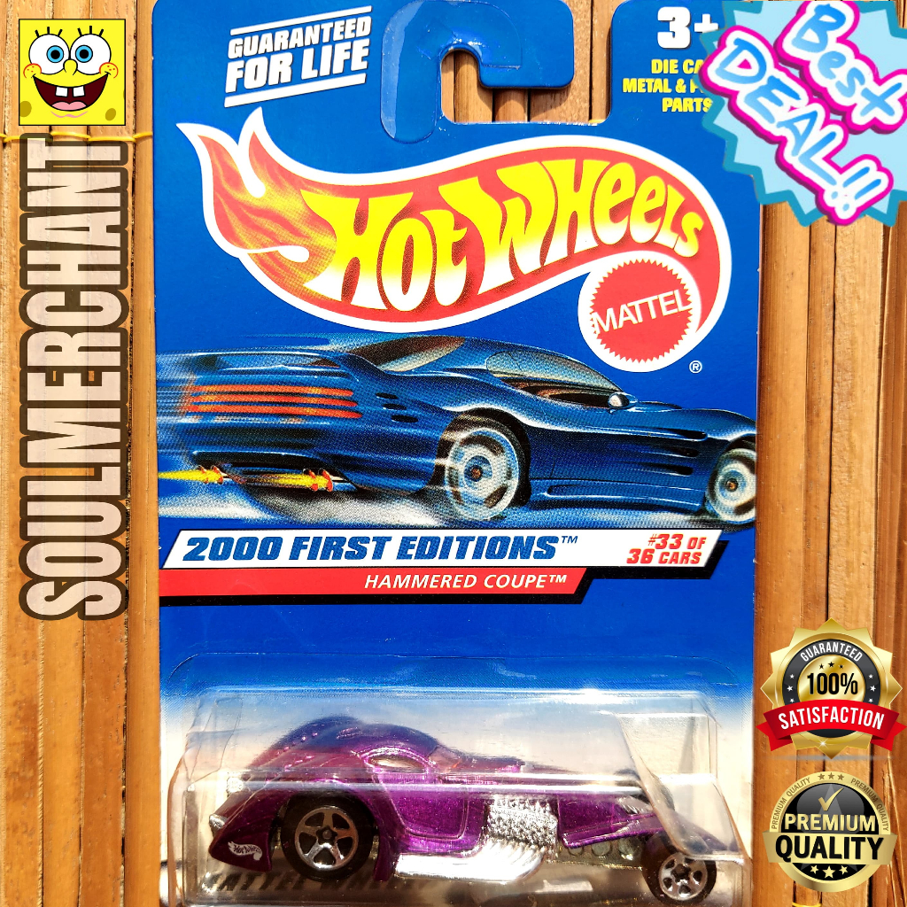 Hot Wheels Hammered Coupe Ungu Hitam Mainan Diecast Hotrod Car Mobil Balap