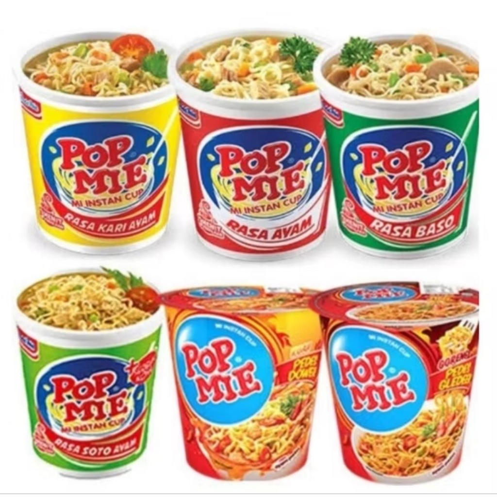 

POP MIE KUAH ALL VARIAN | KARI AYAM | SOTO AYAM | BASO | AYAM