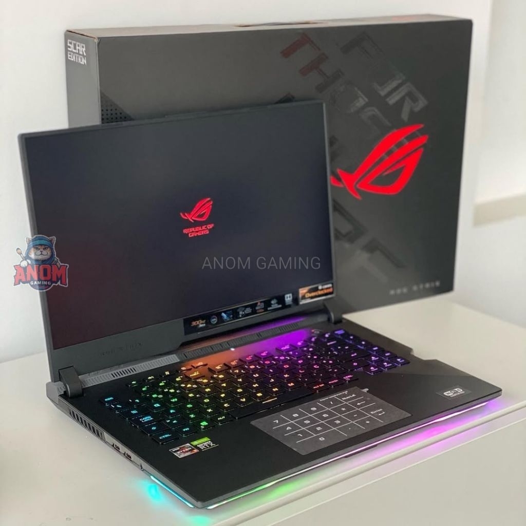ASUS ROG STRIX SCAR 15 G533QS Ryzen 9-5900HX RTX 3080 Ram 16Gb SSD 1Tb Fullset