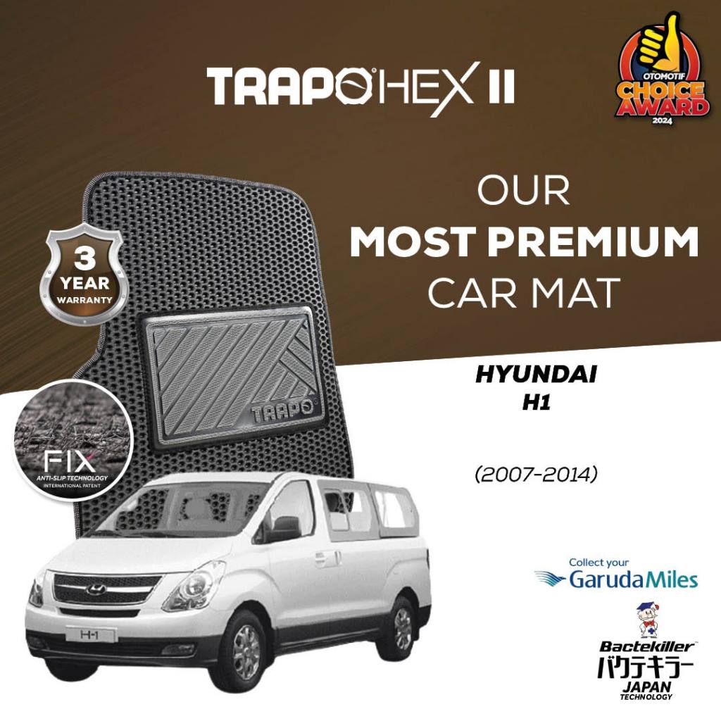 Karpet Mobil Trapo HexII Hyundai H1 (2007-2014)