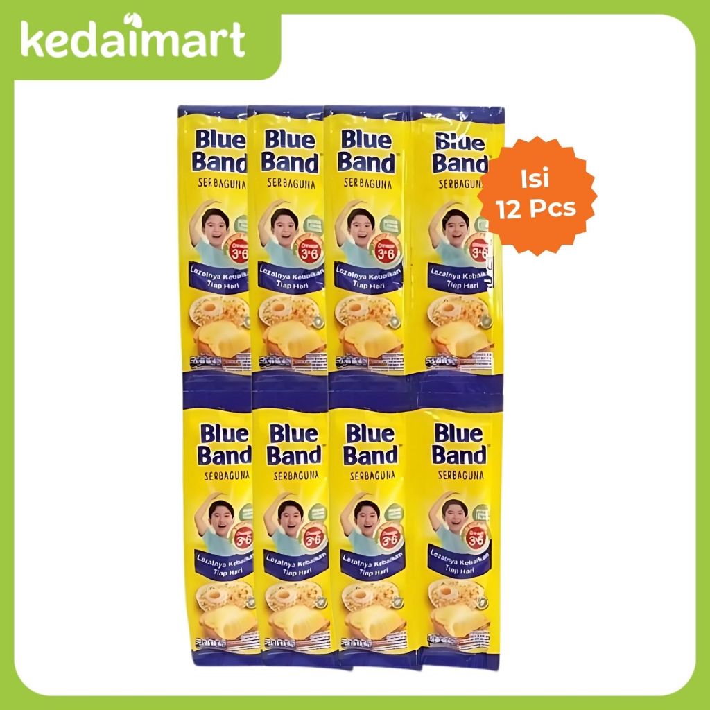 

Blue Band Margarine Serbaguna Renceng Isi 12 X 20 Gram