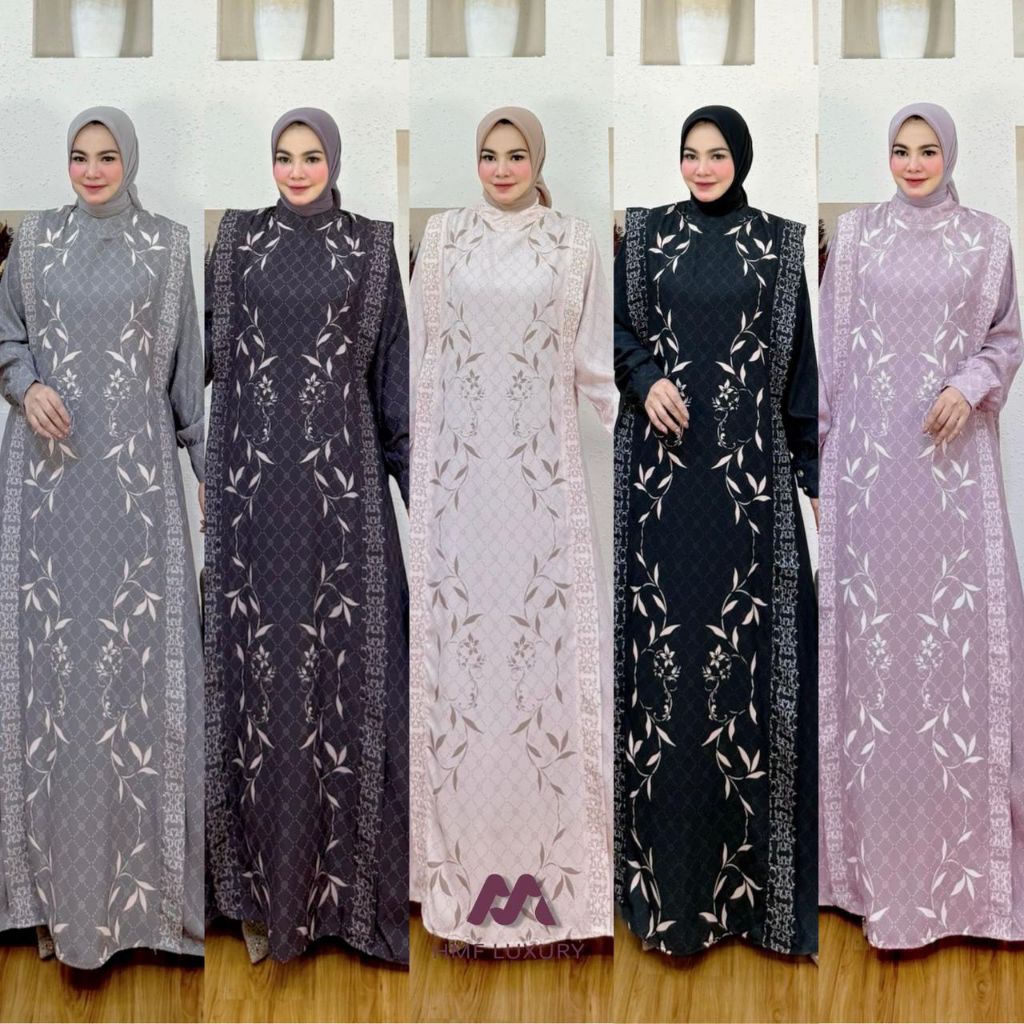 READY GAMIS TERBARU NISA DRESS VOL 2 PREMIUM ORI BY HMF LUXURY