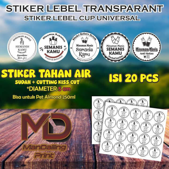 

STIKER CUP MINUMAN TRANSPARAN | STIKER TRANSPARAN | STIKER CUP UNIVERSAL