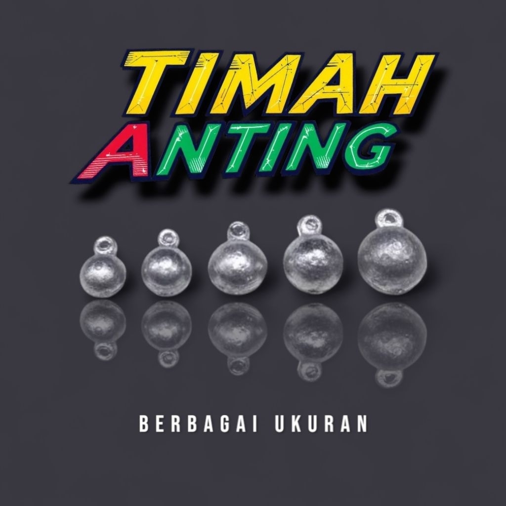 Timah anting Paket 1 KG pemberat pancing