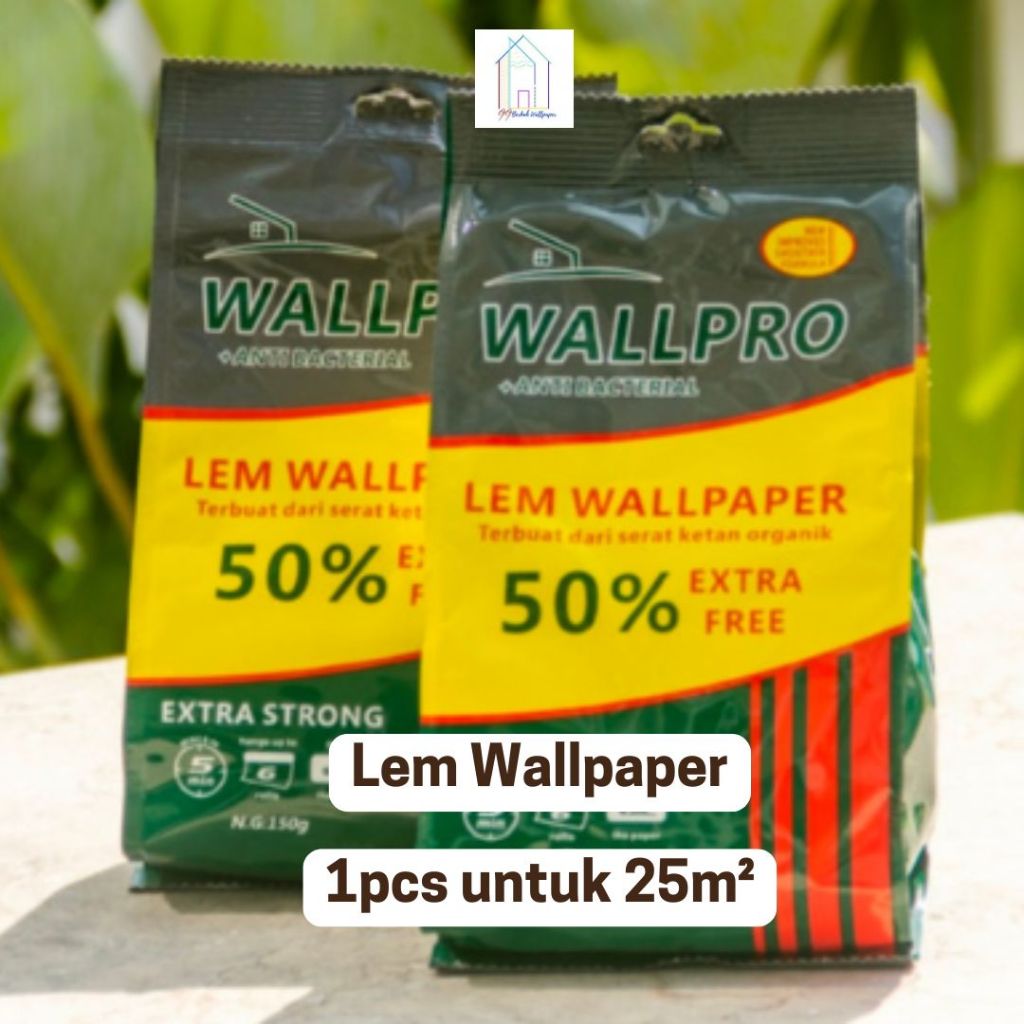 LEM WALLPAPER / WALLPAPER GLUE / LEM EXTRA STRONG / LEM WALLPAPER DINDING WALLPRO
