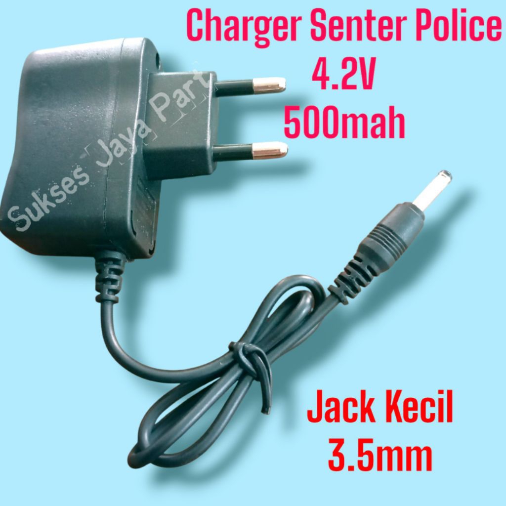 Charger Senter Polisi Cas Senter Jack Kecil Charger senter Jack Besar Visero dan Klop