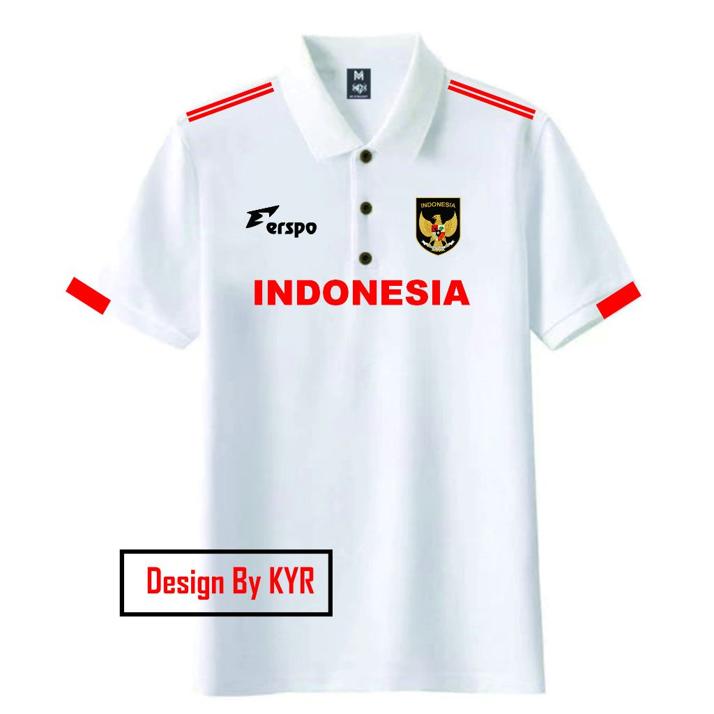 HOT DEALS T-SHIRT POLO INDONESIA TIMNAS PREMIUN/POLO TIMNAS INDONESIA
