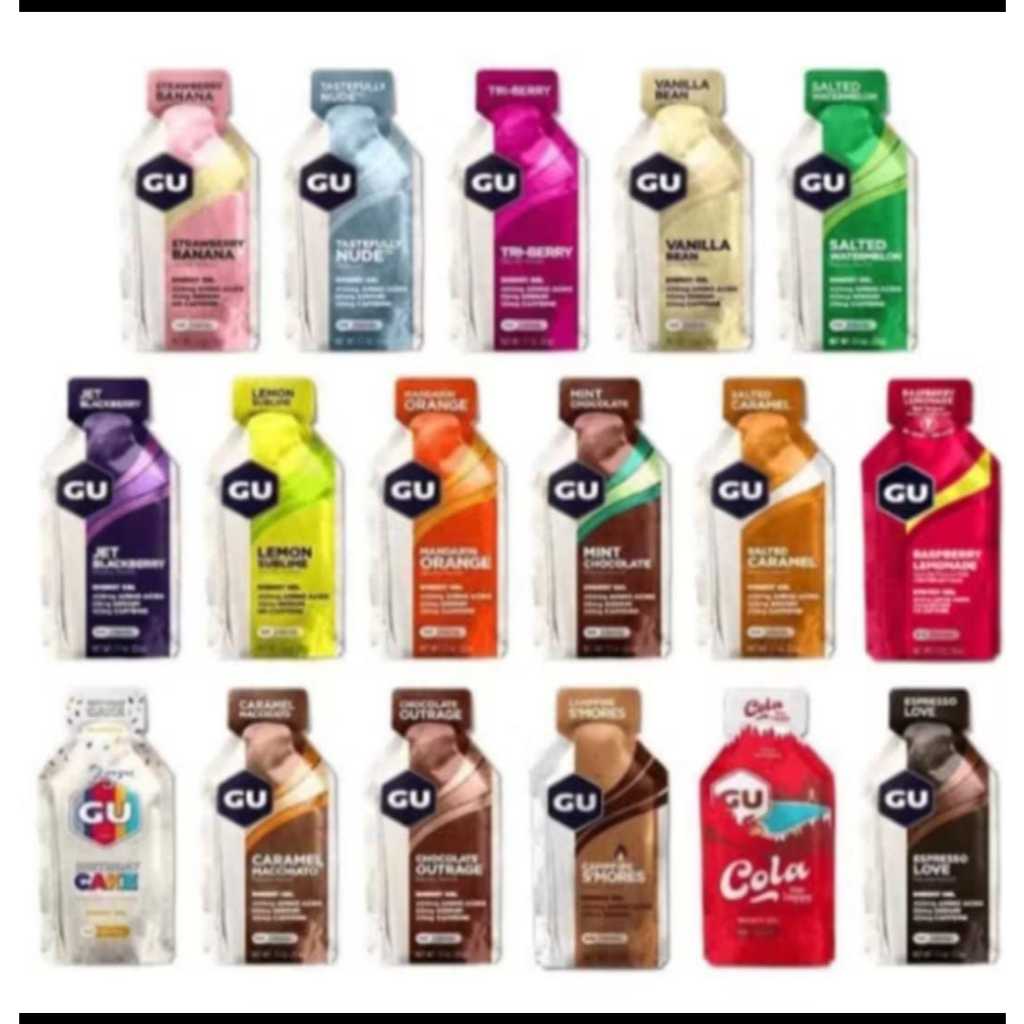 

GU Energy Gel dan GU Roctane / Suplemen Fitnes Olahraga Lari - 1 pcs