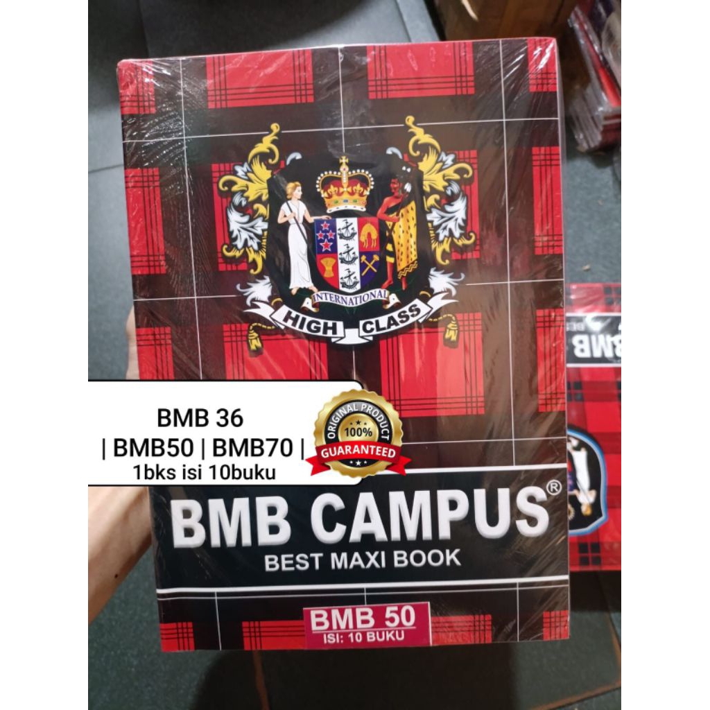 

BUKU TULIS BMB 36 50 70 BOXY MAXY PANJANG CAMPUS
