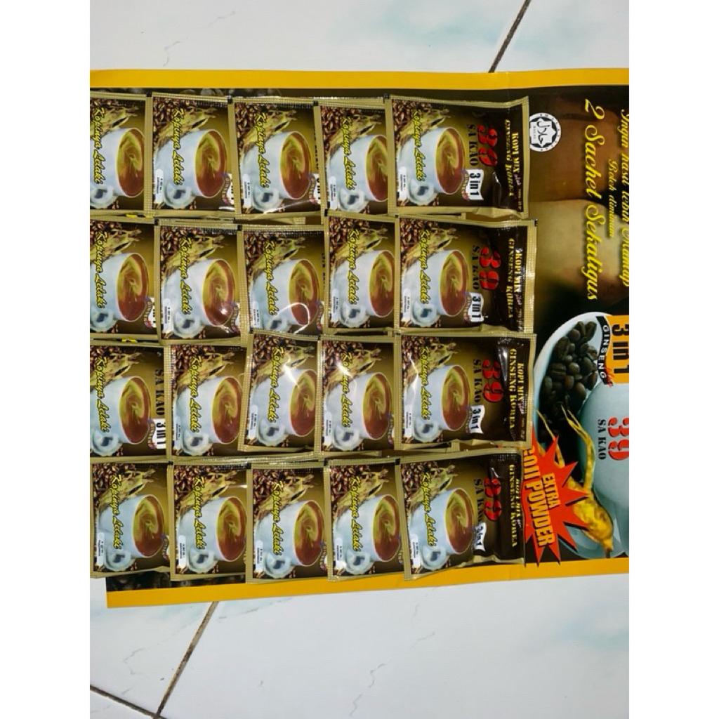 

Kopi Sakao Original 100% || Percampuran Malaysia