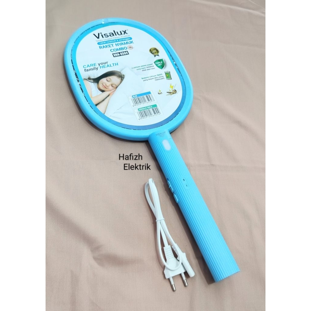 Raket Nyamuk Visalux COMBO VRN-6504 Baterai Lithium 18650 1200mAh