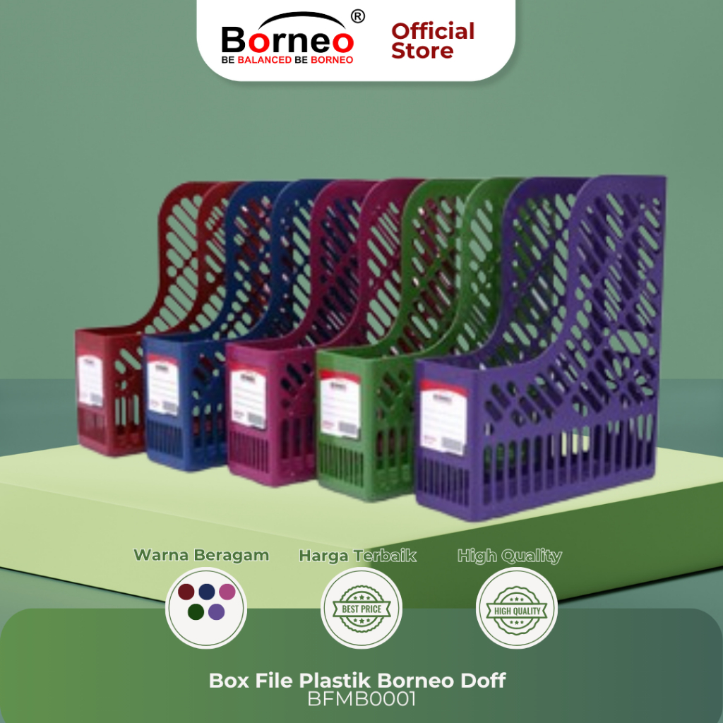 

Borneo Box File Plastik Folio - Doff 1 Pcs