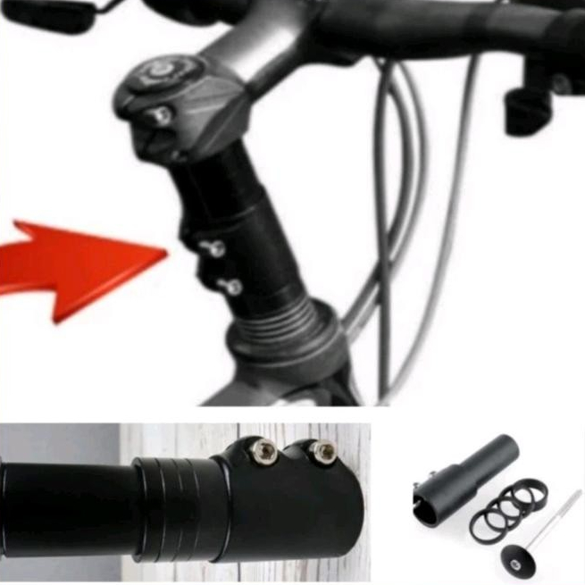 Polygon United - Peninggi Fork Extender Stang Sepeda Mtb Aluminium Road Bike Fork Extender