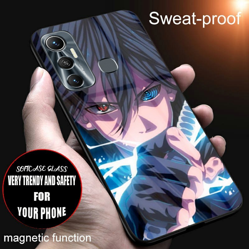 Softcase glass kaca terbaru GC06 For lnfinix Hot 11 Hot 11 Play Hot 12 hot 12 Play Hot 9 hot 9 Play 