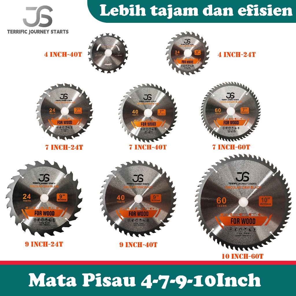 Cirucular Saw Blade 4-7-9-10 inch mata gergaji mata gergaji kayu mata gergaji gerinda untuk kayu