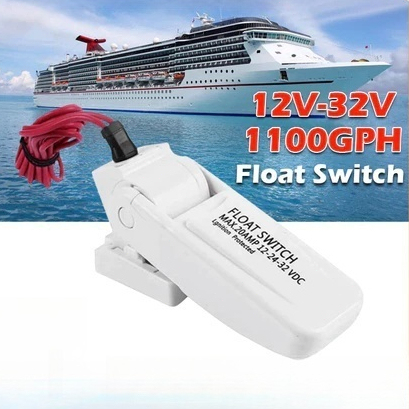 12V 1100GPH Automatic Bilge Pump Boat Submersible Pump Marine Float Switch