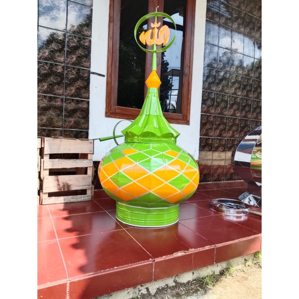 kubah  mesjid 60 cm motif