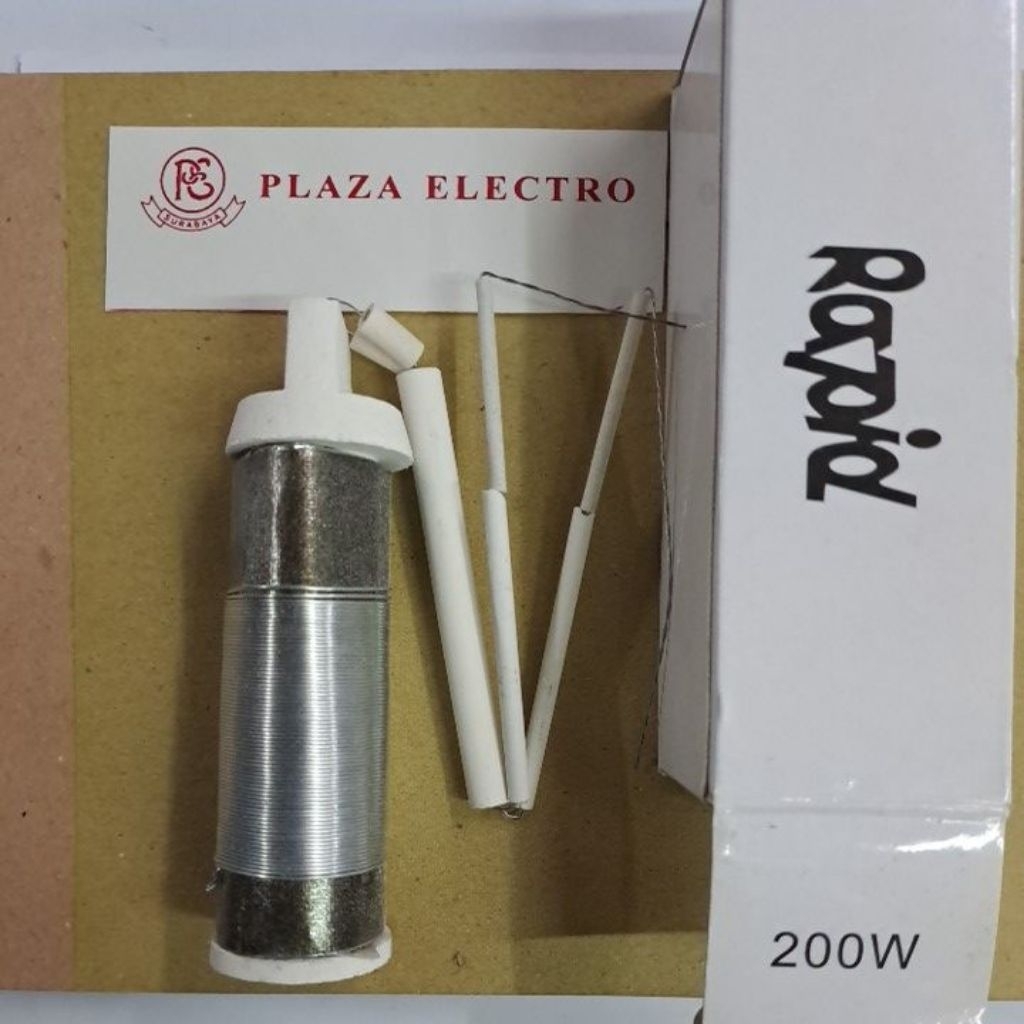 ELEMEN SOLDER LISTRIK KAYU BESAR 200 WATT RAPID ORIGINAL ASLI