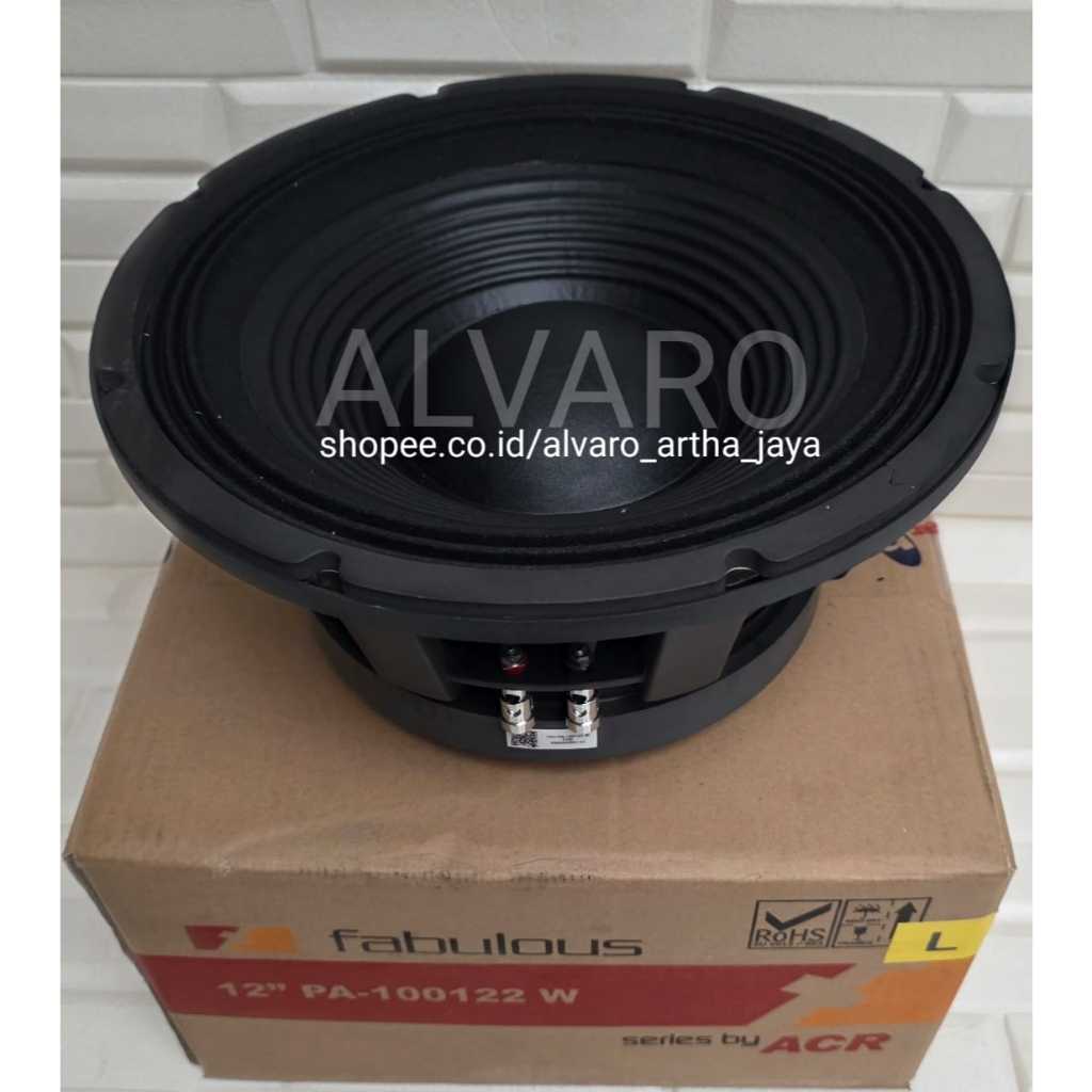 SPEAKER 12in PA 100122 W FABULOUS ACR SERIES
