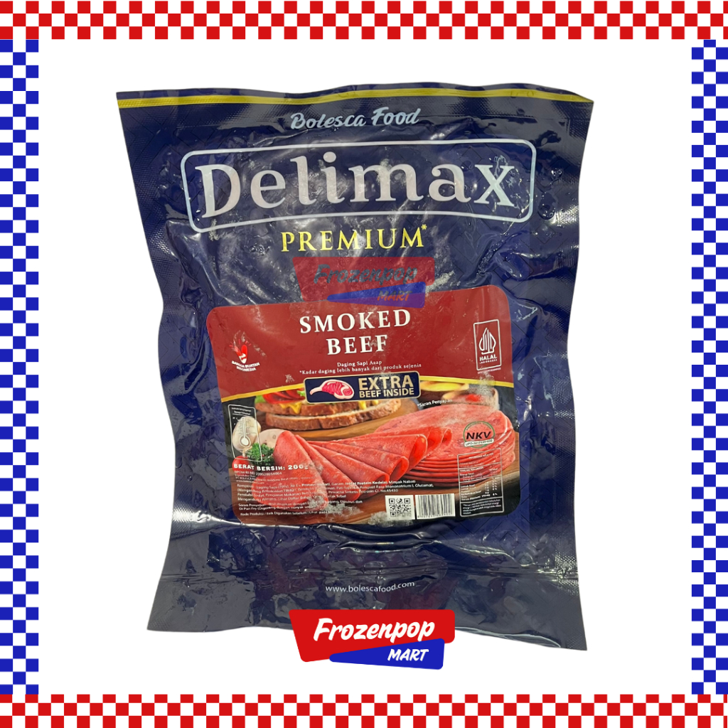 

Delimax Smoked Beef 200gr Premium Isi 10 lembar [INSTANT MALANG]
