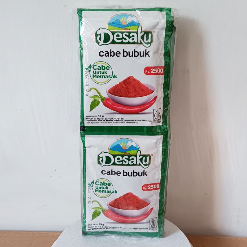

Desaku Cabe Bubuk 1 Renceng | 10pcs