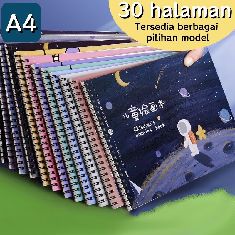 

A4 Drawing Book Buku Gambar Anak, Buku Gambar Polos A4, Drawing Book,30 halaman