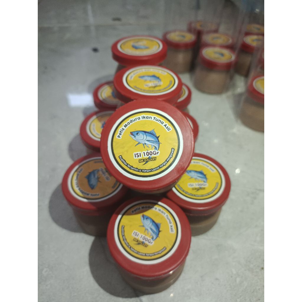 

Beli 3 Bonus 3 Petis Ikan Tuna Super Asli Madura isi 100g ( 6 pcs)