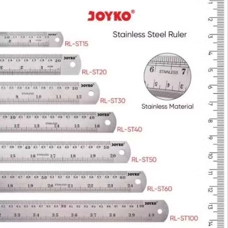 

Stainless steel ruler penggaris besi-RL-ST15