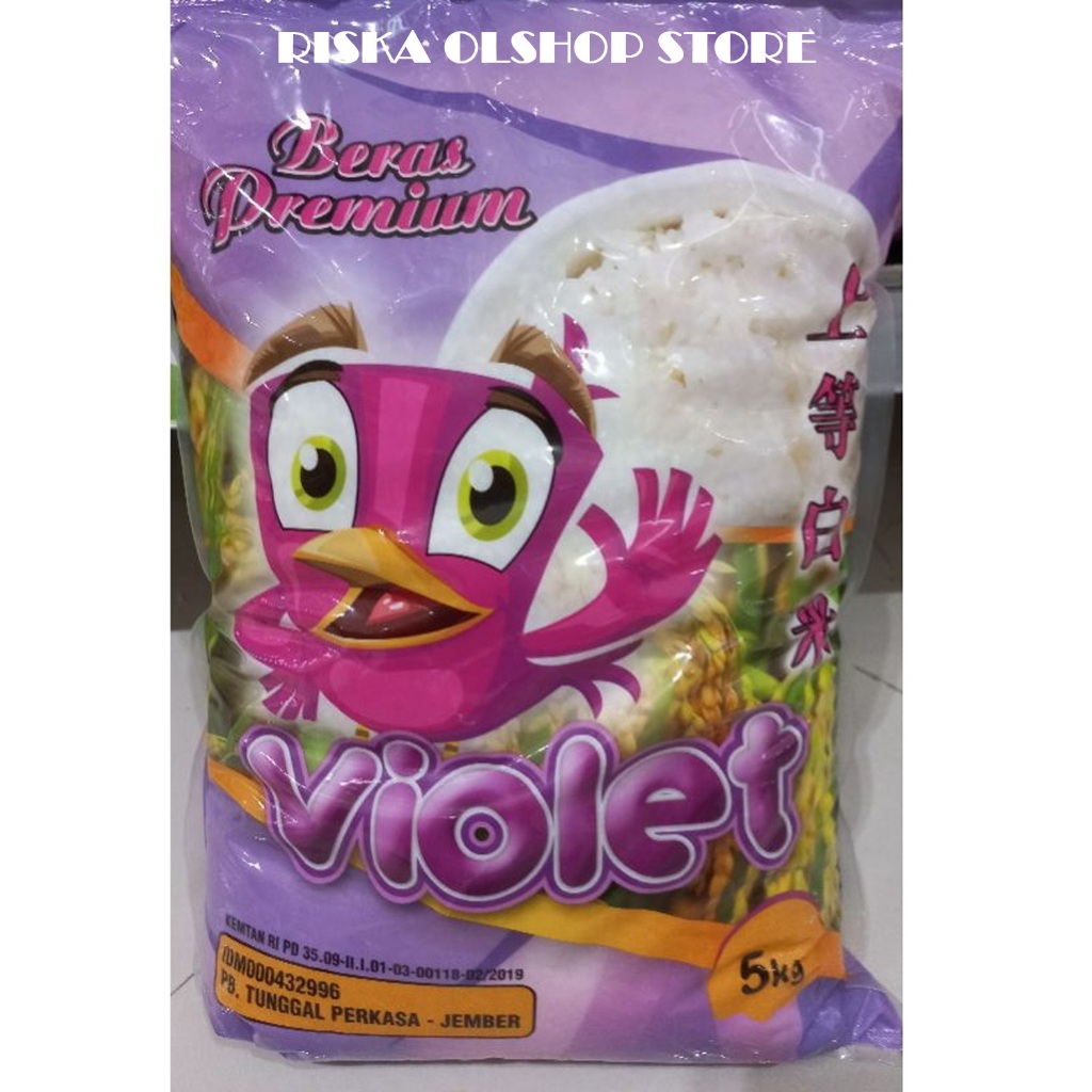 

Beras Violet 5Kg dan 3Kg