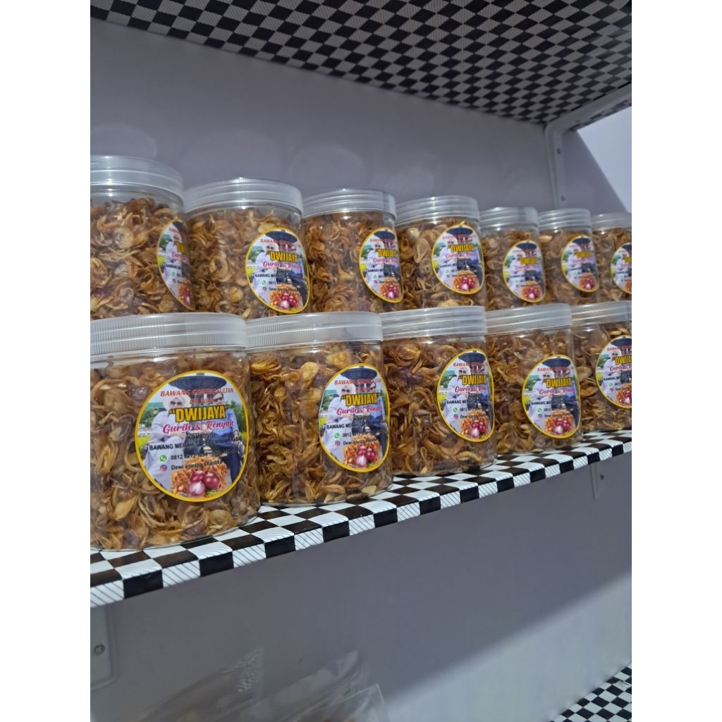 

Bawang goreng kriuk Dwijaya