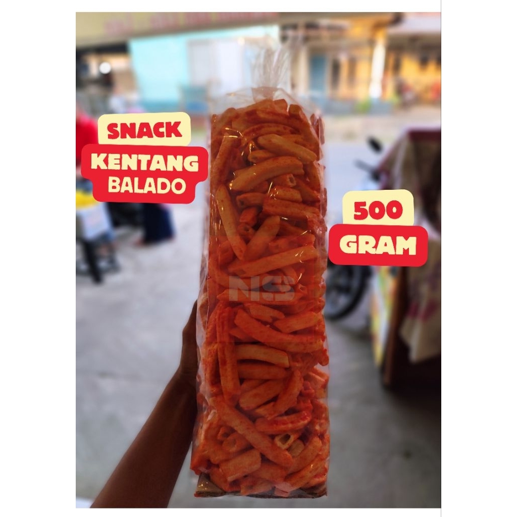 

SNACK KENTANG OLAHAN RASA BALADO/ORIGINAL/KEJU BERAT BERSIH 500 gr
