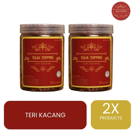 

TWIN PACK - Teri Kacang Premium Raja Topping / Teri Kacang Medan Premium Raja Topping