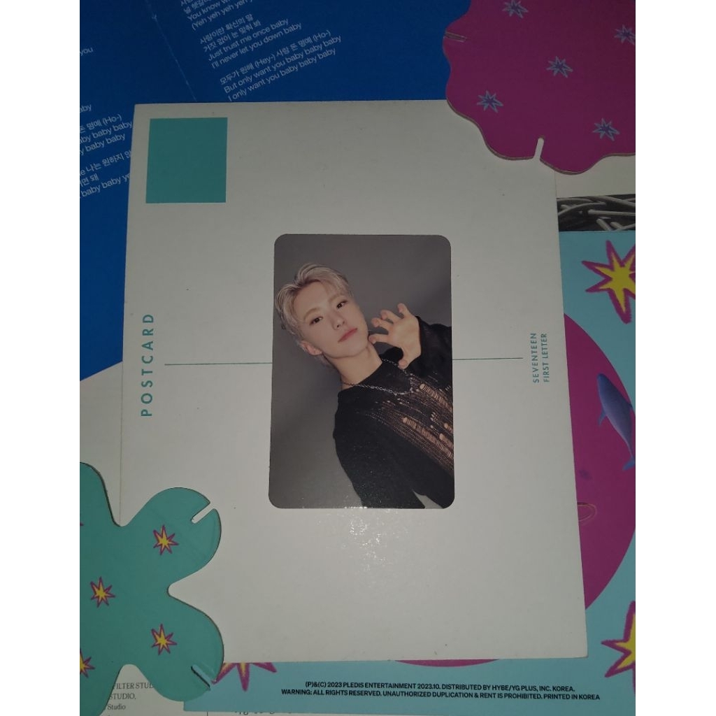 Photocard hoshi horanghae seventeen spill the feels | feel new ver