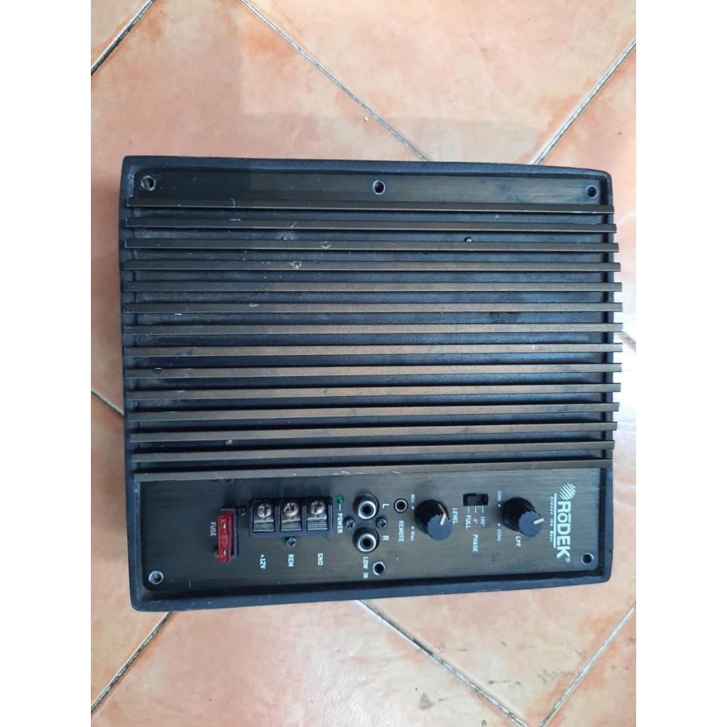 Power Amplifier Mono For Subwoofer Mobil Merk " RODEK " not Pioneer Alpinen Denon Kenwood Flux