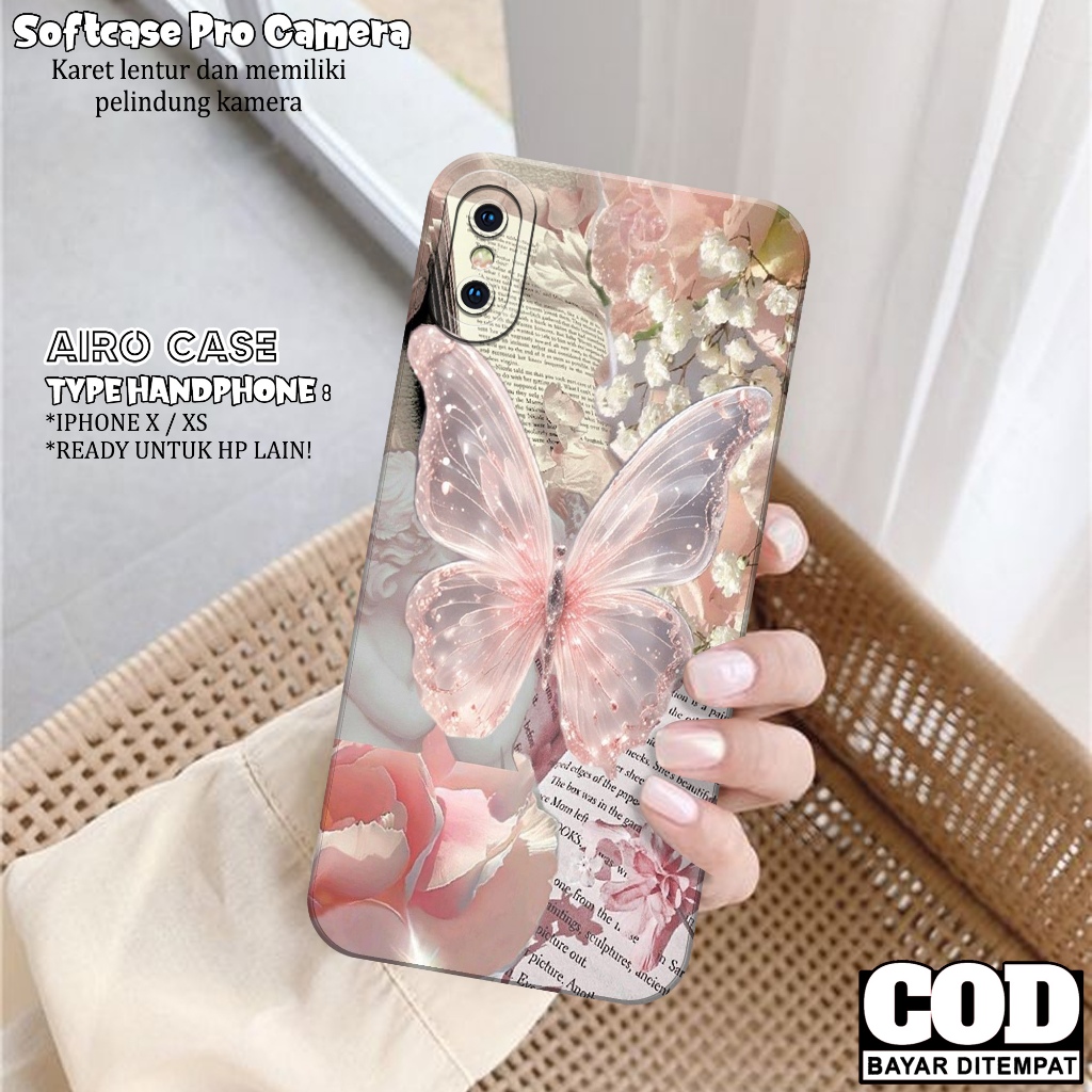 Case IPHONE X /XS Fashion Case KUPU-KUPU Softcase IPHONE X /XS Case Pro Camera Casing IPHONE X /XS P