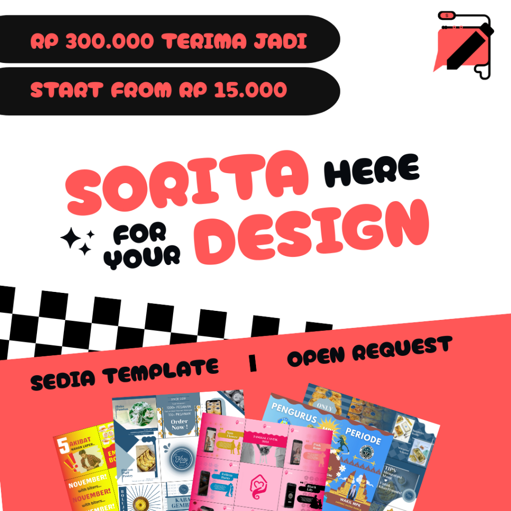 Jasa Desain Feed / Story Konten Sosial Media Cepat & Profesional