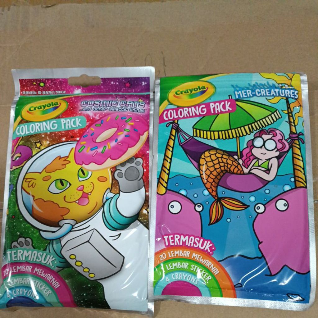

Crayola Value Pack dapat crayon & buku gambar + free stiker