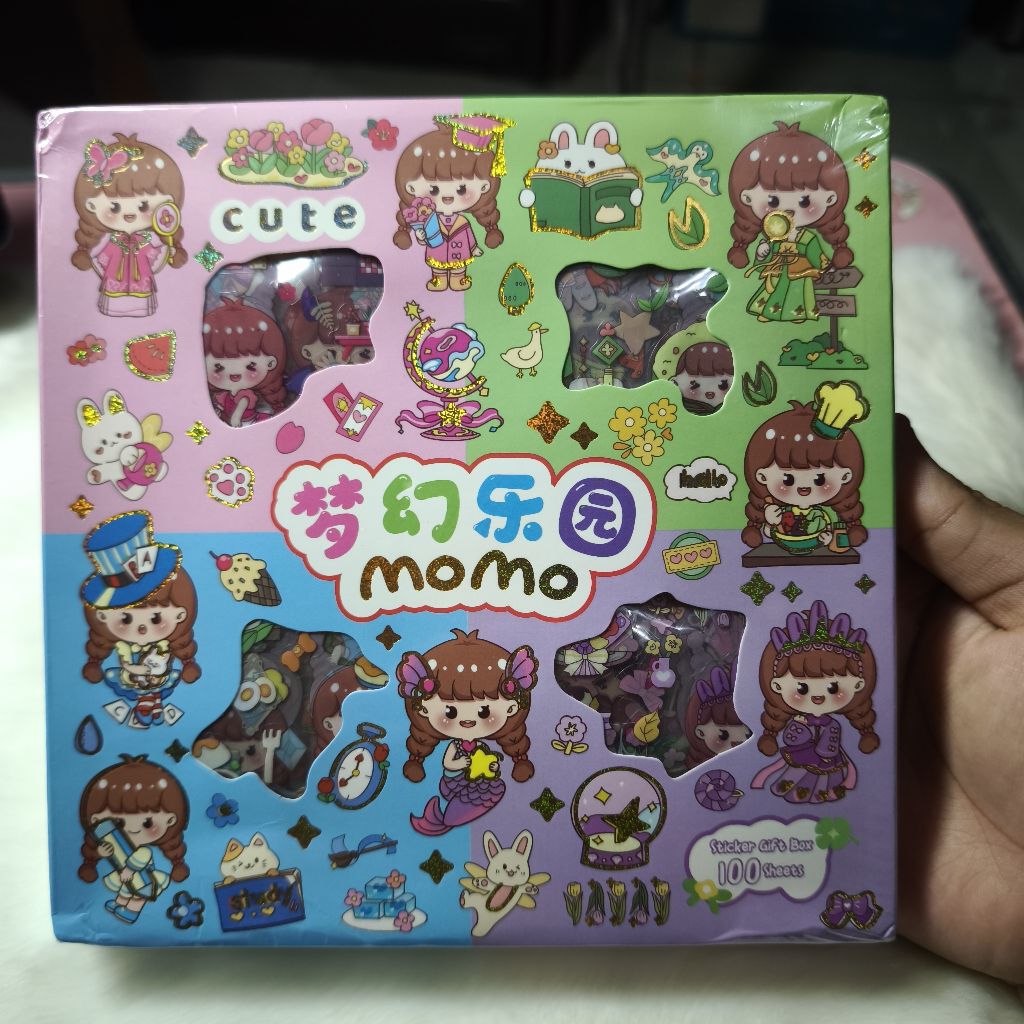 

[byWa] CEK DESKRIPSI | STICKER MOMO KECIL NAILONG MIX KARAKTER ANAK-ANAK STIKER TEMPELAN DIY NONO
