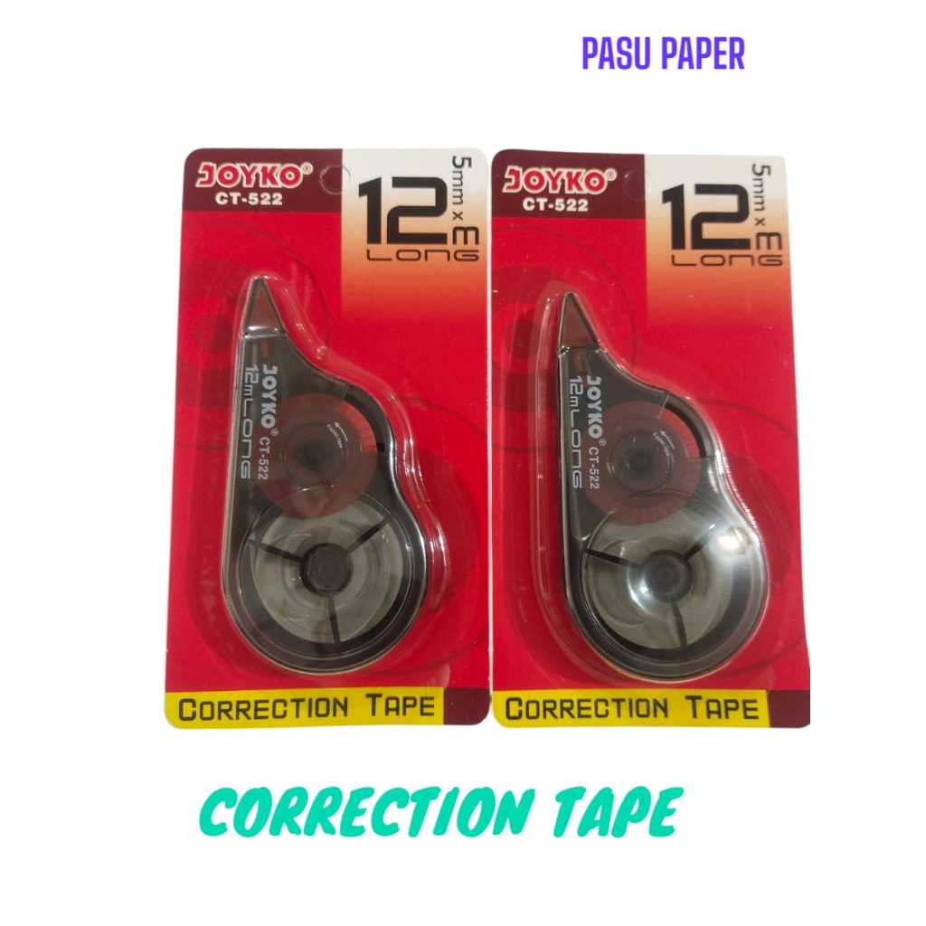 

JOYKO - Correction Tape / Pita Koreksi / Tip Ex Roll CT-522 - Pcs