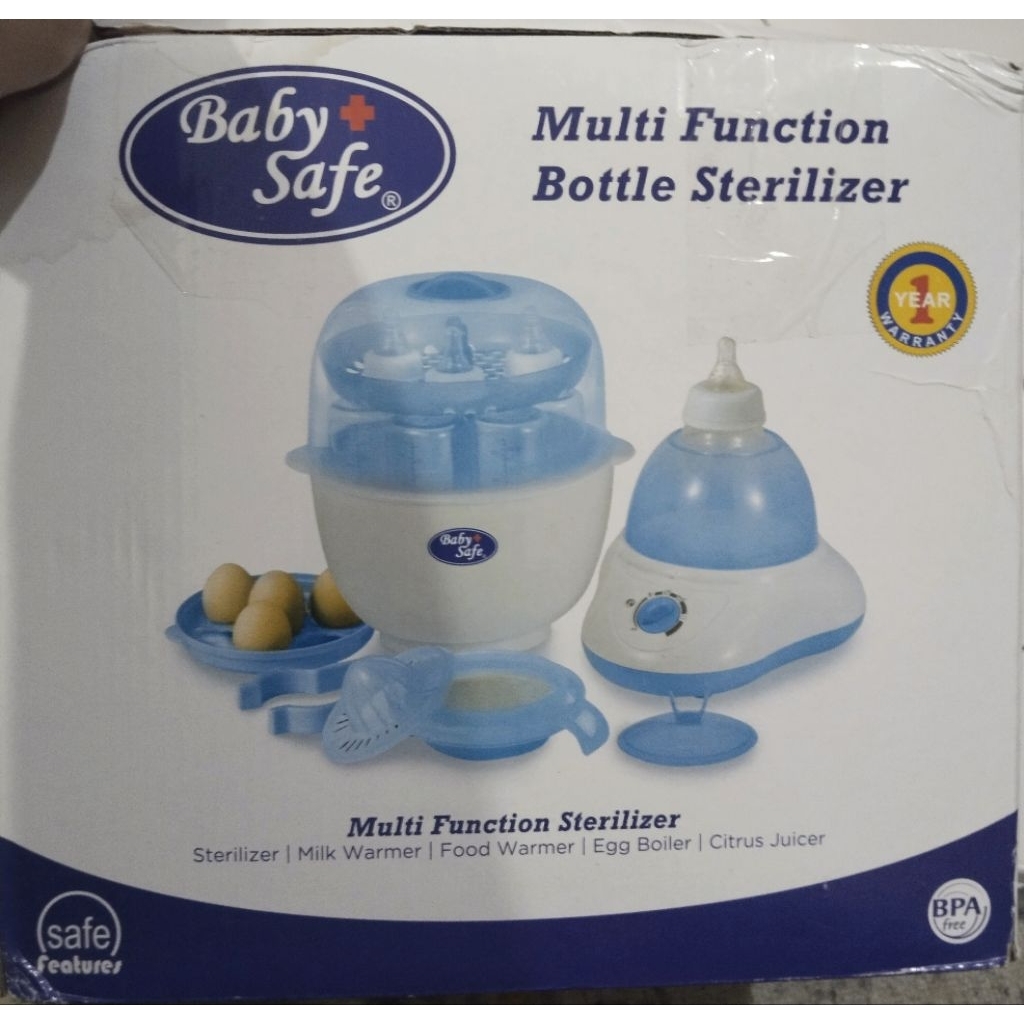 Baby Safe LB309 Multi Function Bottle Sterilizer Preloved