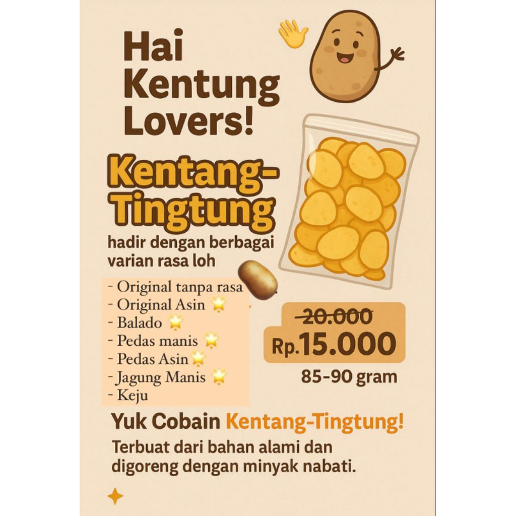 

Keripik kentang asli